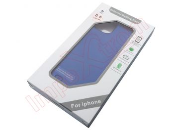 6200mAh blue powerbank with case for iPhone 11 Pro Max, A2218/A2161/A2220